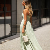 VESTIDO 'NAOMI' SAGE GREEN
