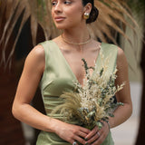 VESTIDO 'CLOE' PISTACHE