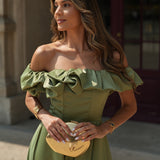VESTIDO 'MARYA' PISTACHE