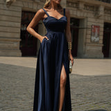 VESTIDO 'MARCELA' AZUL MARINHO