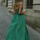VESTIDO 'SHARMA' VERDE ESMERALDA