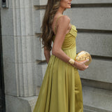 VESTIDO 'SHARMA' AZEITONA