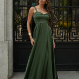 VESTIDO 'MARCELA' VERDE OLIVA
