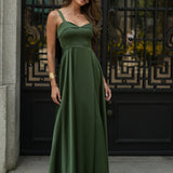VESTIDO 'MARCELA' VERDE OLIVA