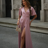 VESTIDO 'GISELLE' ROSA VELHO