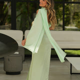VESTIDO 'GARDEN' SAGE GREEN