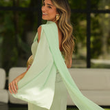 VESTIDO 'GARDEN' SAGE GREEN