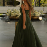 VESTIDO 'MELODY" VERDE OLIVA