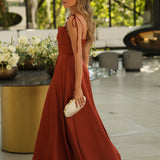 VESTIDO 'MELODY" TIJOLO