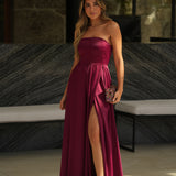 VESTIDO 'NAOMI' BORDÔ