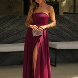 VESTIDO 'NAOMI' BORDÔ