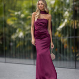 VESTIDO 'BARBARA' BURGUNDY