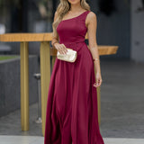 VESTIDO 'ALBA' BORDÔ