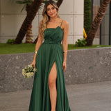 'AURORA' DRESS GREEN GARRAFA