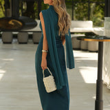 VESTIDO 'GARDEN' AZUL OCEANO