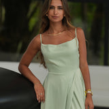 VESTIDO 'MELODY' VERDE SAGE