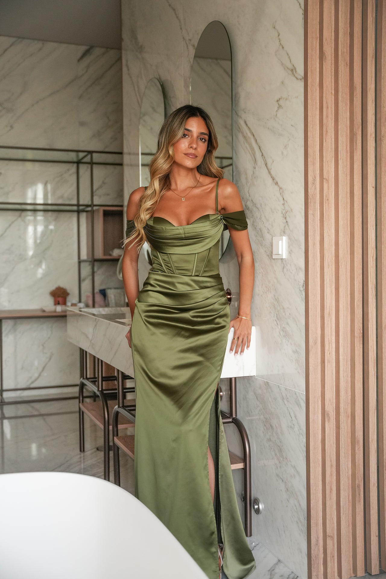 cassie green dress Emerald Green Bodycon Wrap Mini Dress for Women by Bodycon COLLECTION XS