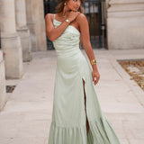 VESTIDO 'ALISON' VERDE SECO SOFT