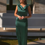 VESTIDO 'AGADIR' VERDE GARRAFA