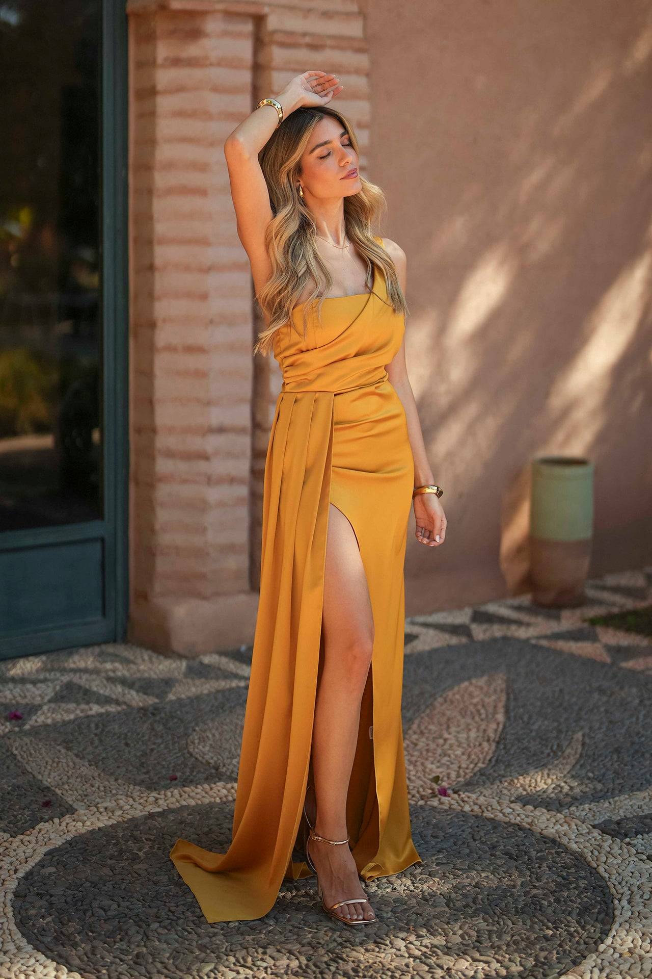 VESTIDO 'LARA' MOSTARDA