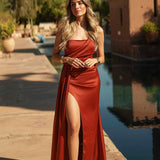 VESTIDO 'LARA' TIJOLO