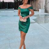 VESTIDO 'LULU' VERDE GARRAFA