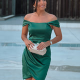 VESTIDO 'LULU' VERDE GARRAFA