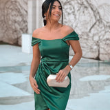 VESTIDO 'LULU' VERDE GARRAFA