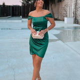 VESTIDO 'LULU' VERDE GARRAFA