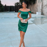 VESTIDO 'LULU' VERDE GARRAFA
