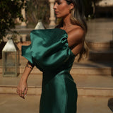 VESTIDO 'ANITA' VERDE ESMERALDA
