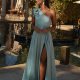 VESTIDO 'SALOMÉ' SAGE BLUE
