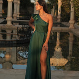 VESTIDO 'SALOMÉ' VERDE GARRAFA