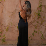 'NADIAH' BLACK DRESS