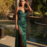 VESTIDO 'NADIAH' VERDE GARRAFA