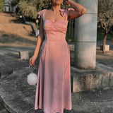VESTIDO 'EVE' ROSA VELHO