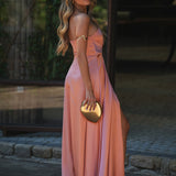 VESTIDO 'AMORATA' SALMÃO
