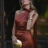 VESTITO 'CHARLOTTE' RUGGINE
