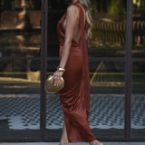VESTITO 'CHARLOTTE' RUGGINE