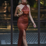 VESTITO 'CHARLOTTE' RUGGINE