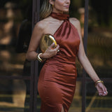 VESTITO 'CHARLOTTE' RUGGINE