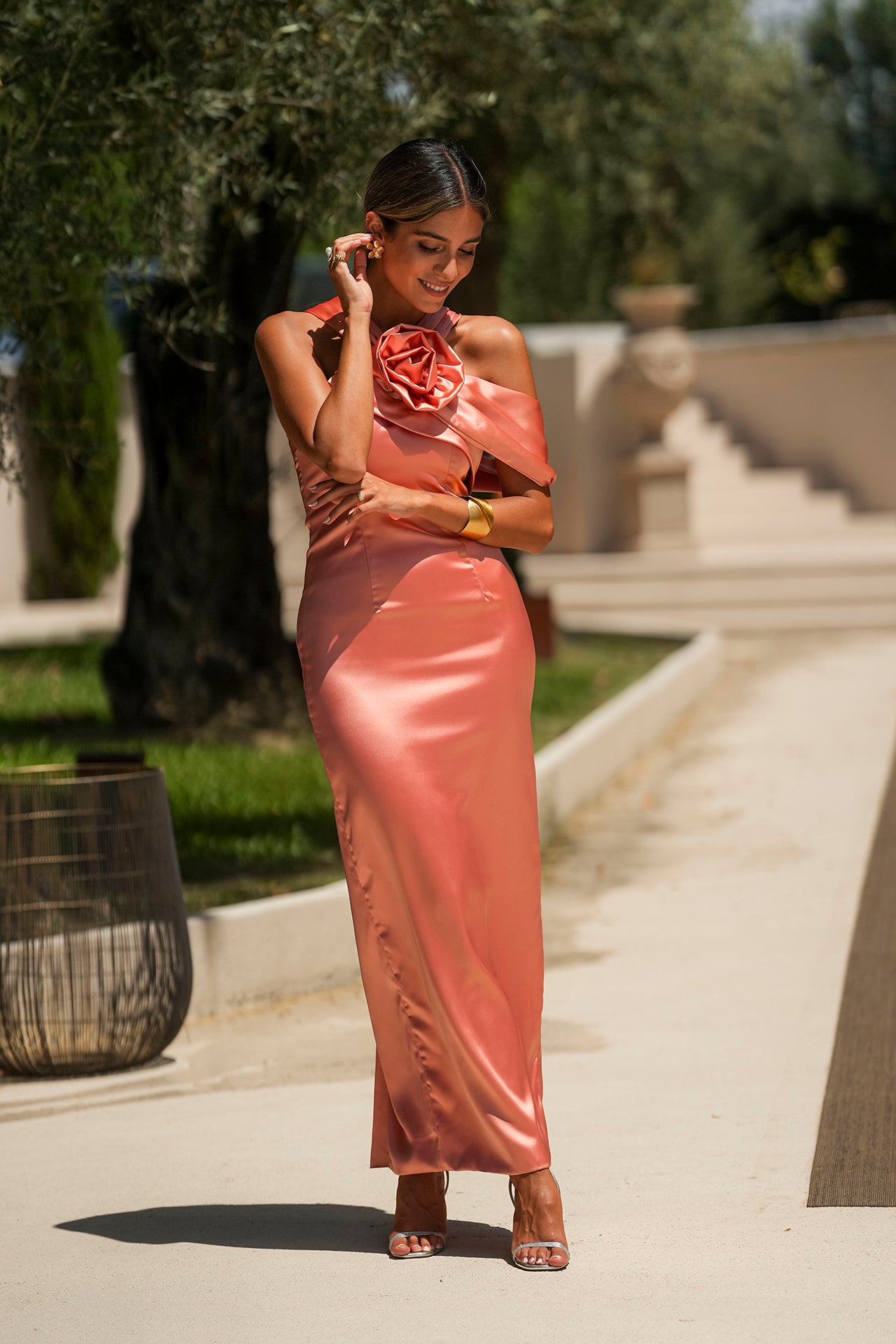 MAGDALENA' CORAL DRESS Kiwini The Label MAGDALENA' CORAL DRESS Kiwini The Label