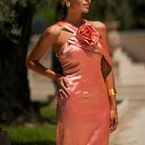 VESTIDO 'MAGDALENA' CORAL