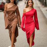 VESTIDO 'MARGOT' CASTANHO