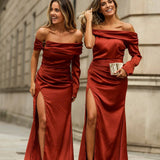 VESTIDO 'MONACO' TIJOLO