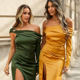 VESTIDO 'MONACO' VERDE OLIVA