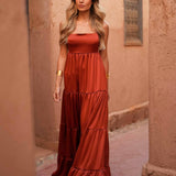 VESTIDO 'GIGI' TIJOLO
