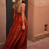 VESTIDO 'GIGI' TIJOLO