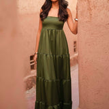VESTIDO 'GIGI' VERDE OLIVA