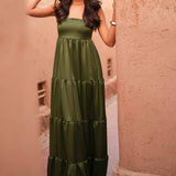 VESTIDO 'GIGI' VERDE OLIVA